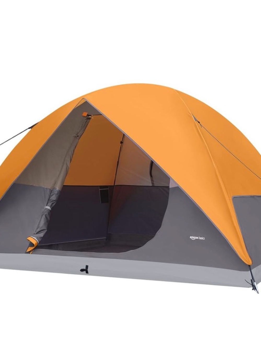 Orange and Gray 6-Person Dome Tent